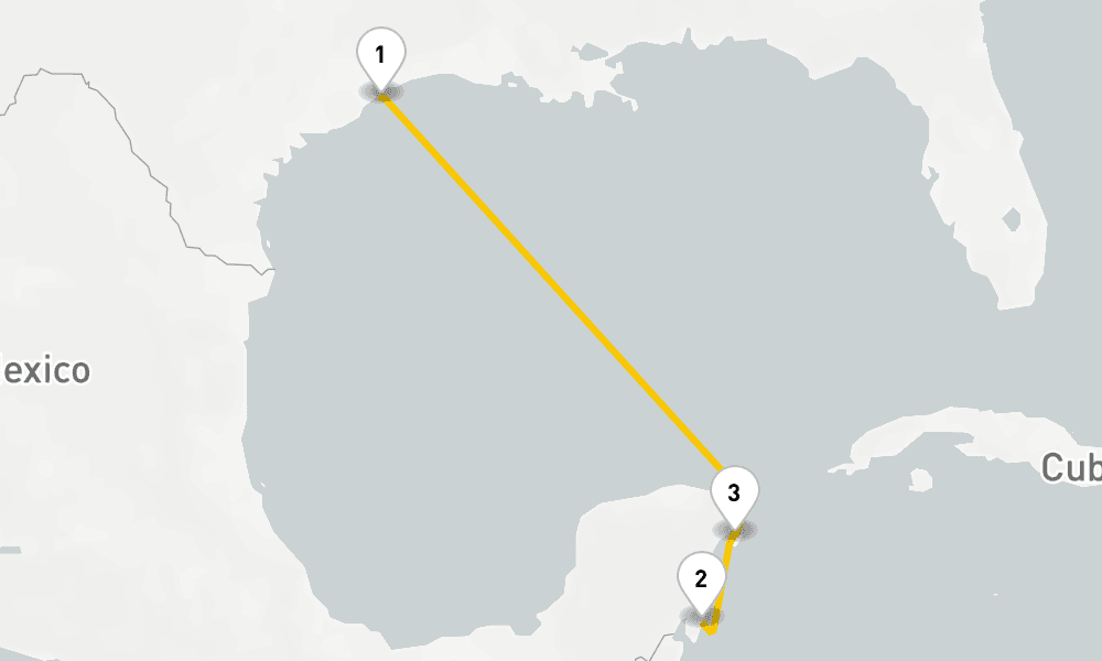 5 days, round-trip Western Caribbean Cruise 6日間