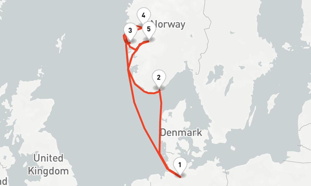 7 nights / 8 days, Hamburg Round trip