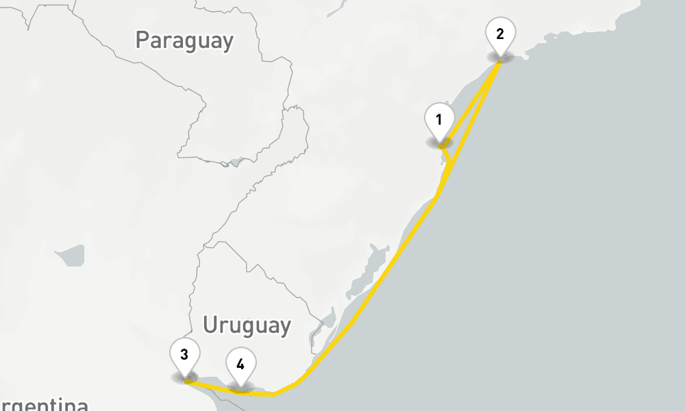 7 days, round-trip South America from Itajai 8日間