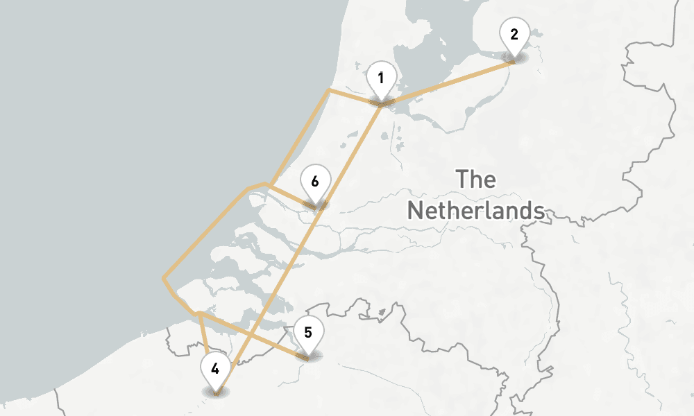 7 nights / 8 days, Amsterdam (Holland) Round trip