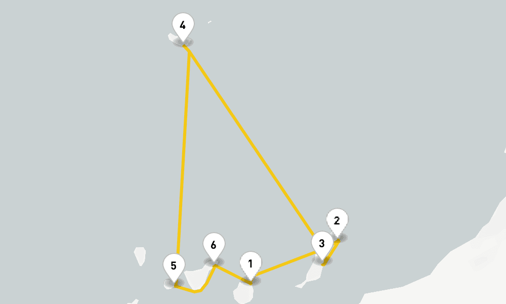 7 days, round-trip Canarian Flavours 8日間