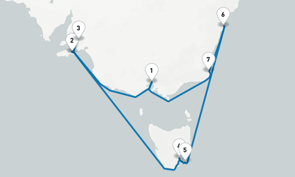 13 days, round-trip Southern Australia Explorer 14日間