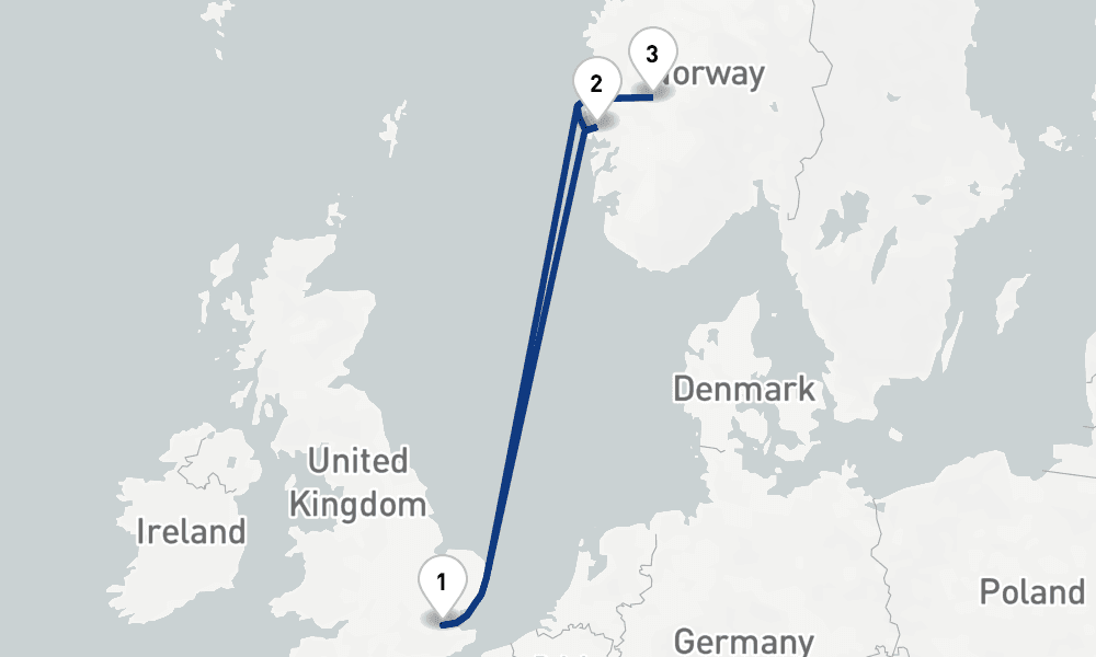 6 days, round-trip Flam Railway Bergens Winter Wonders 7日間