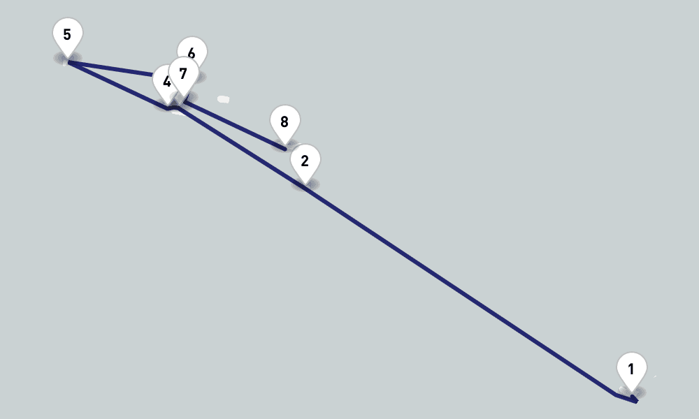 10 days, one-way from Funchal to Ponta Delgada 11日間