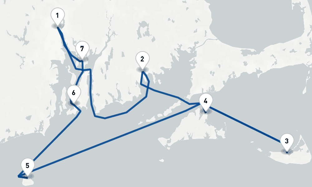 7 days, round-trip 7 Night New England Islands Cruise 8日間