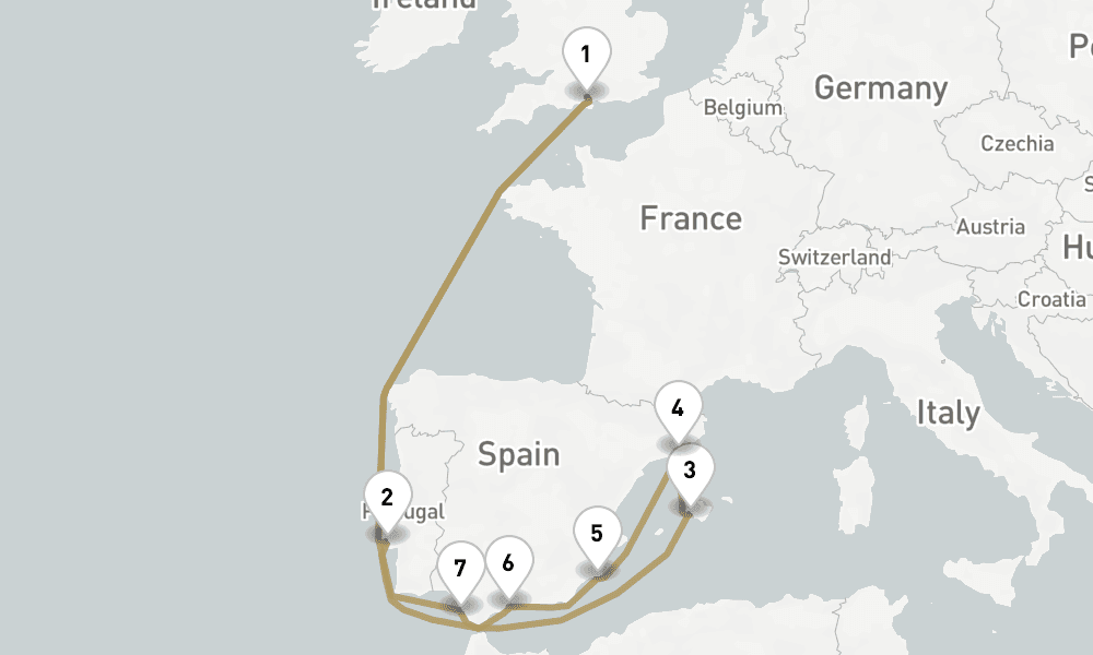 14 days, round-trip Spain And Portugal 15日間