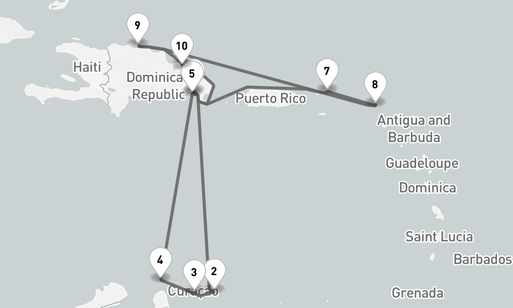 14 days, round-trip - Karibische Inselwelten - AbBis La Romana 15日間