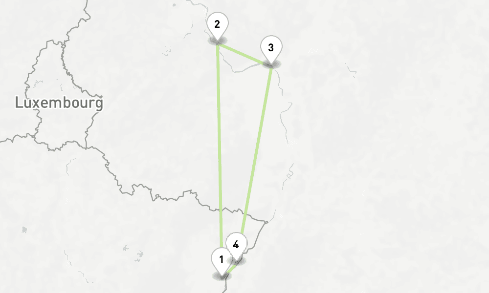 4 days, round-trip The Magic of Christmas Savory delights and holiday traditions on a Rhine River cruise 5日間