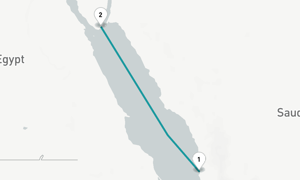 4 days, round-trip Jeddah, Saudi Arabia to Jeddah, Saudi Arabia 5日間