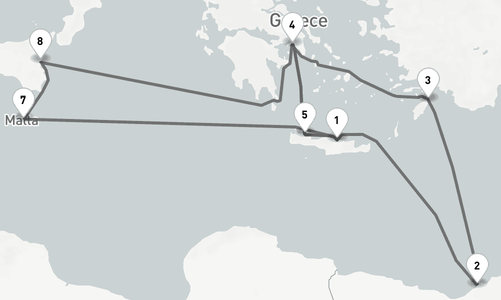 14 days, round-trip - Vielfalt Des Ostlichen Mittelmeers - AbBis Heraklion 15日間