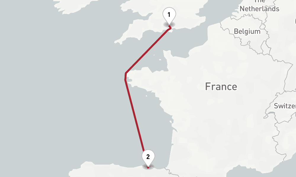 4 days, round-trip Spain Cruise From Southampton 5日間