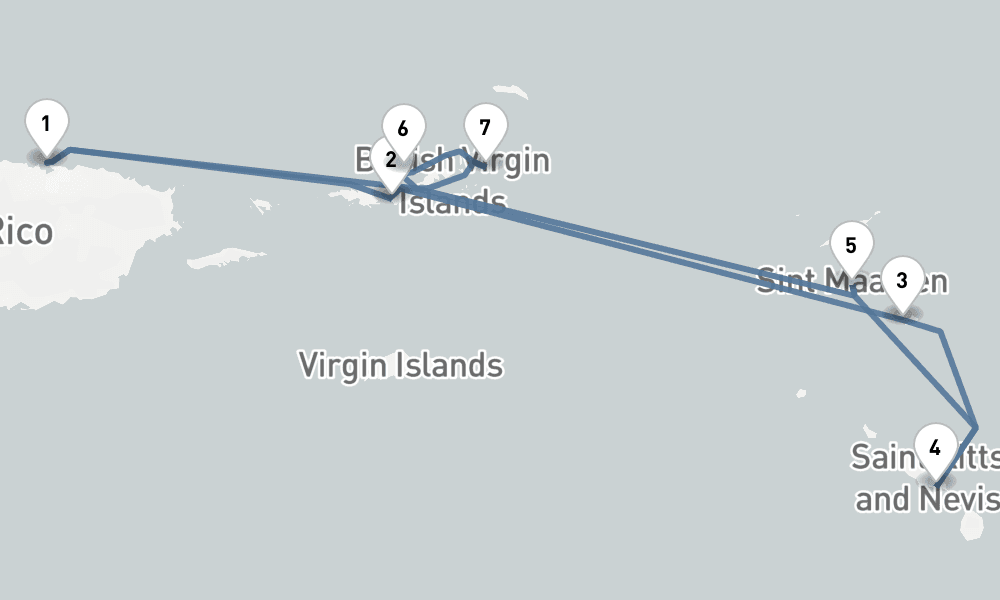 7 nights / 8 days, San Juan (Puerto Rico) Round trip