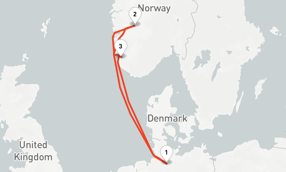 5 nights / 6 days, Hamburg Round trip