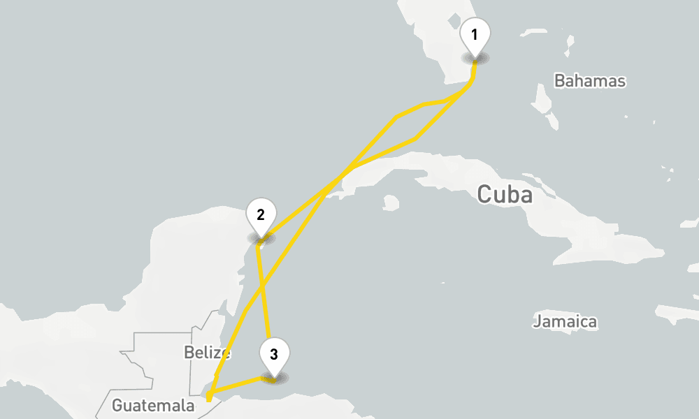 7 days, round-trip Western Caribbean 8日間