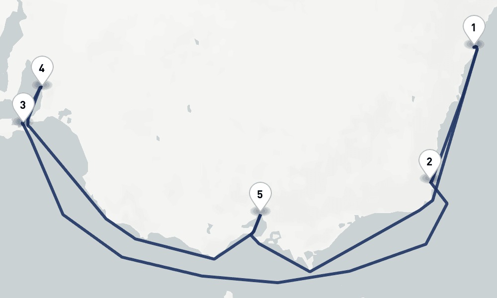 8 days, round-trip Australia Wine 9日間