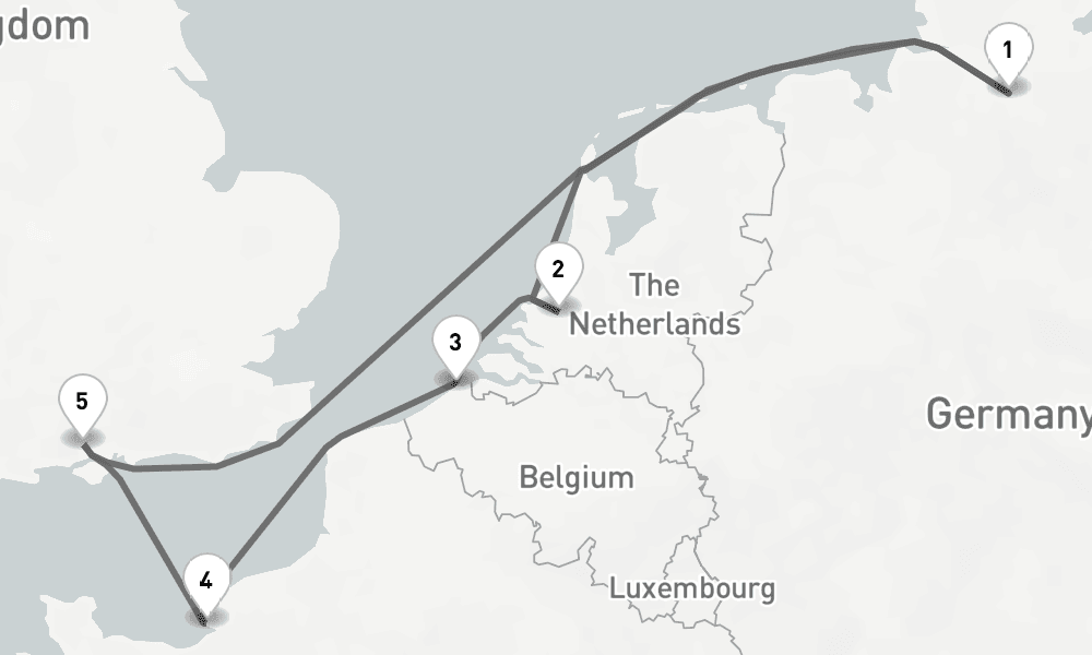 7 days, round-trip - Westeuropas Vielfalt - AbBis Hamburg 8日間