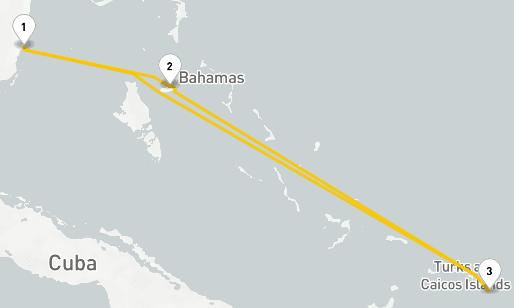 5 days, round-trip Eastern Caribbean Cruise 6日間