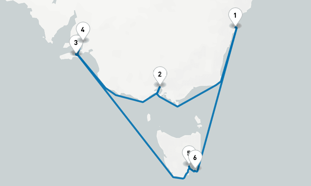 11 days, round-trip Southern Australia Explorer 12日間