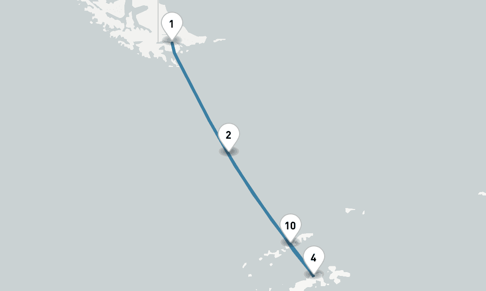 12 days, round-trip Antarctica 13日間
