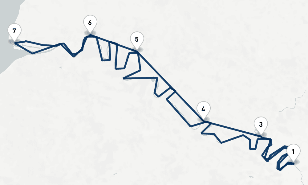 8 days, round-trip Active Discovery on the Seine Northbound 9日間