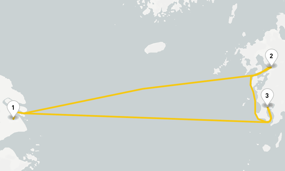 5 days, round-trip Kumamoto Kagoshima Cruise 6日間