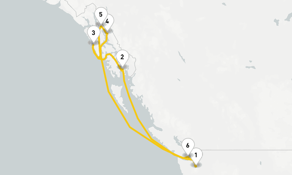7 days, round-trip Alaska Adventure Cruise 8日間