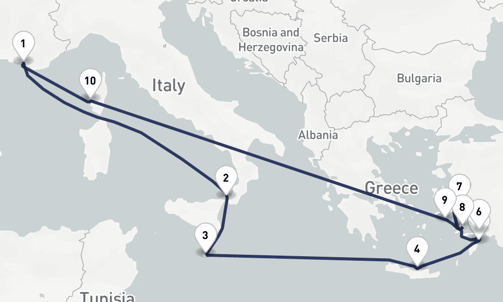 14 days, round-trip 14 Nuit Empreintes des Chevaliers et Rivages dOrient 15日間
