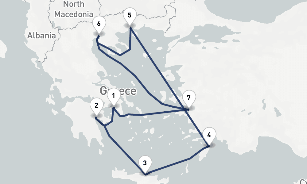 10 days, round-trip Best of Greece 11日間