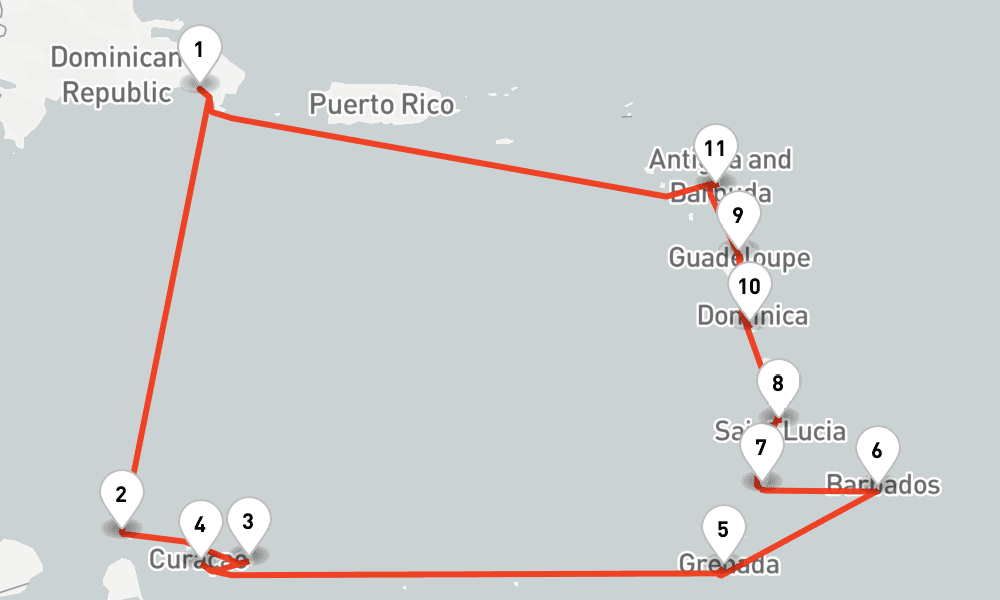 14 nights / 15 days, La Romana (Dominican Republic) Round trip