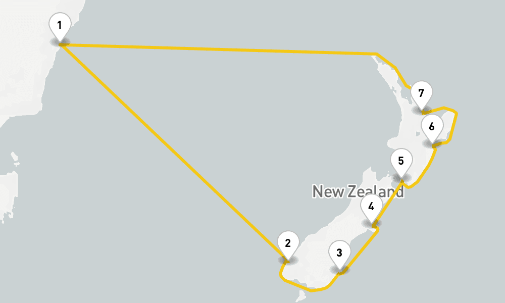 12 days, round-trip New Zealand Cruise 13日間