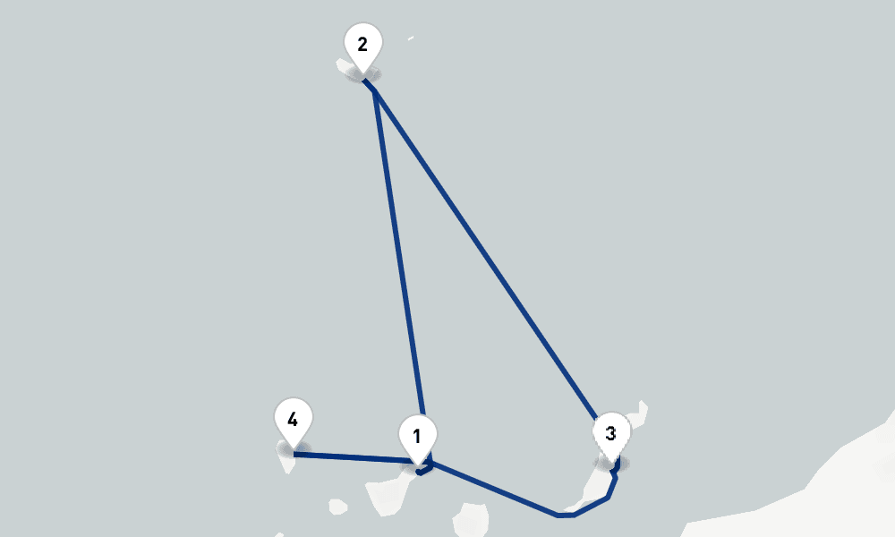 7 nights / 8 days, Santa Cruz de Tenerife (Canary Islands) Round trip