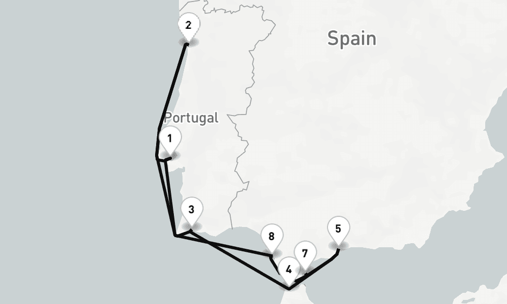 10 nights / 11 days, Lisbon Round trip