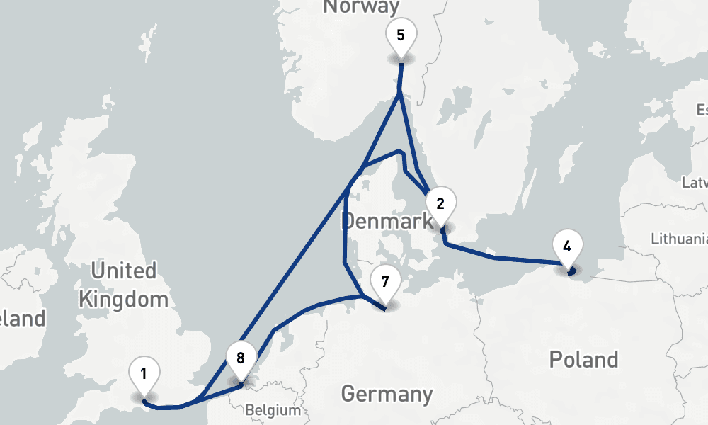 14 days, round-trip Christmas Scandinavian Escape 15日間