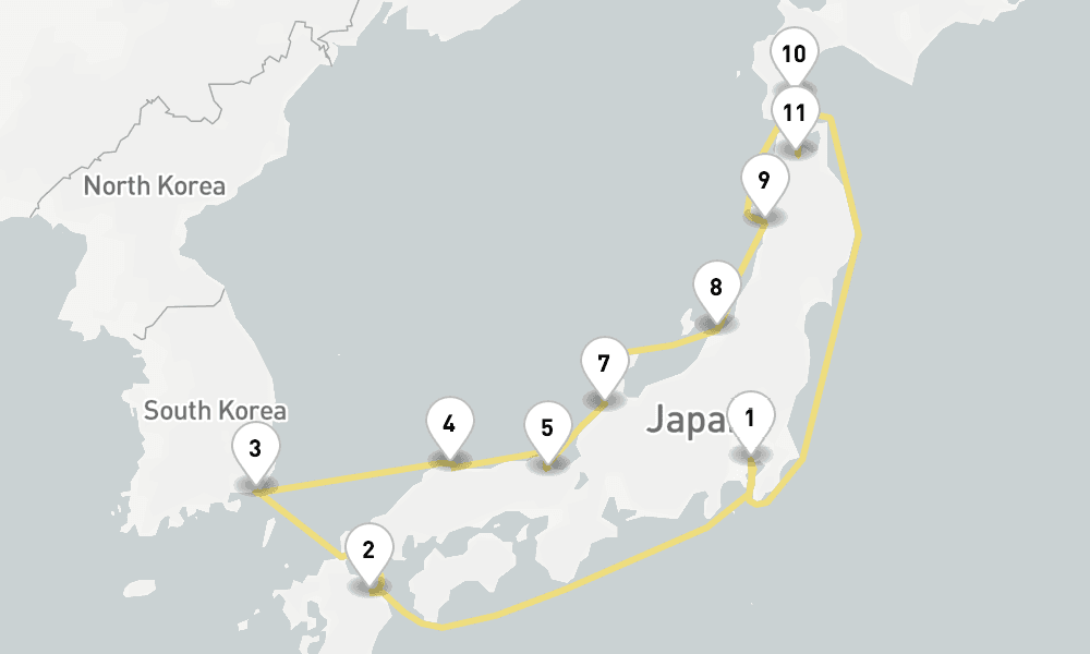 14 days, round-trip Japans Crafts Cherry Blossoms 15日間