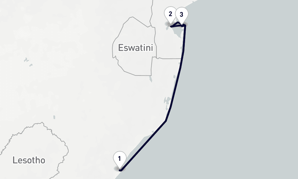 4 days, round-trip South Africa 5日間