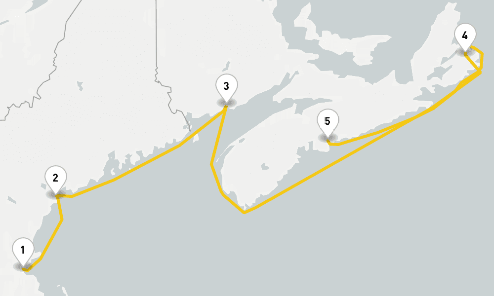 9 days, round-trip Canada New England Cruise 10日間