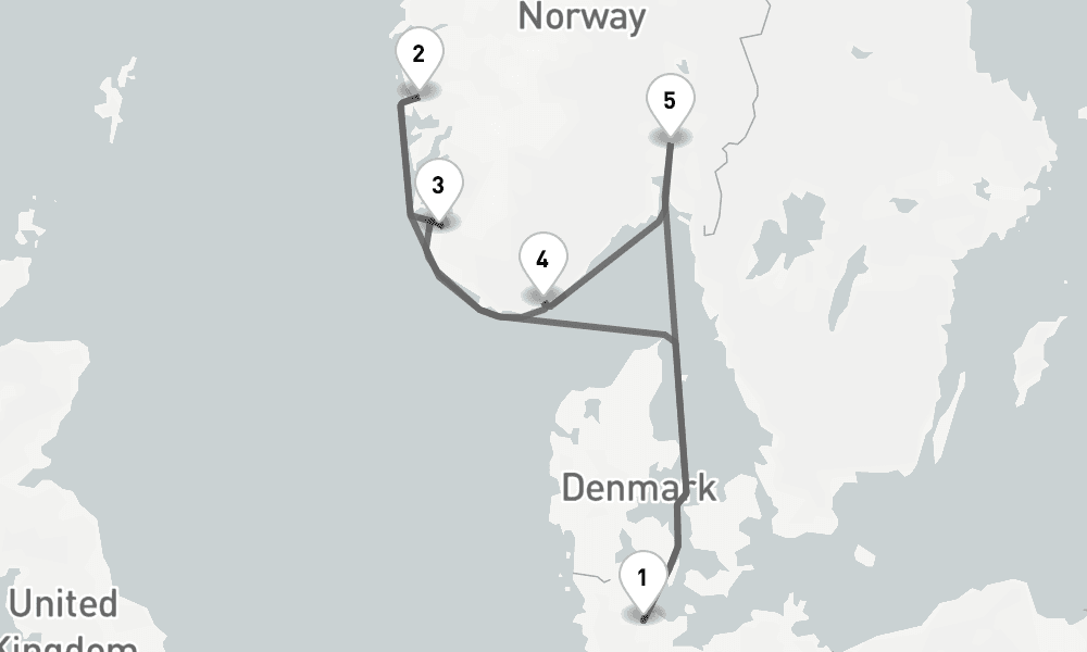 7 days, round-trip - Vielfalt Norwegens - AbBis Kiel 8日間