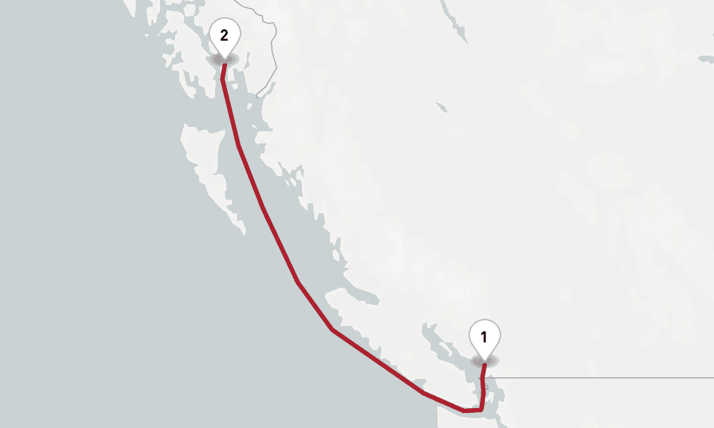 5 days, round-trip Alaskan Cruise From Vancouver 6日間