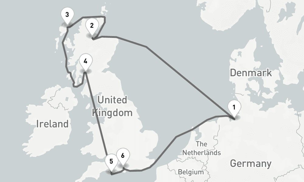 10 days, round-trip - Schottisches Hochland Und Britischer Charme - AbBis Bremerhaven 11日間