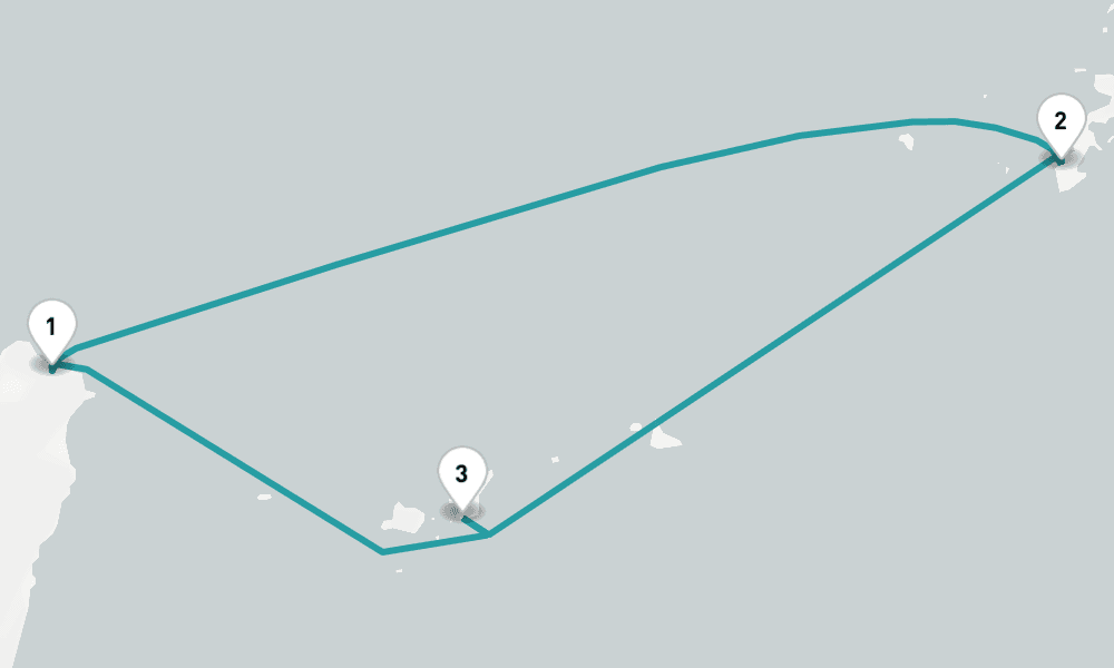 3 days, round-trip Naha - Ishigaki Cruise 4日間