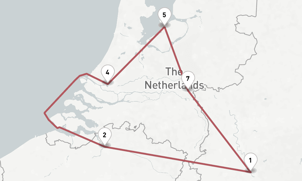 7 days, round-trip Rhine 8日間