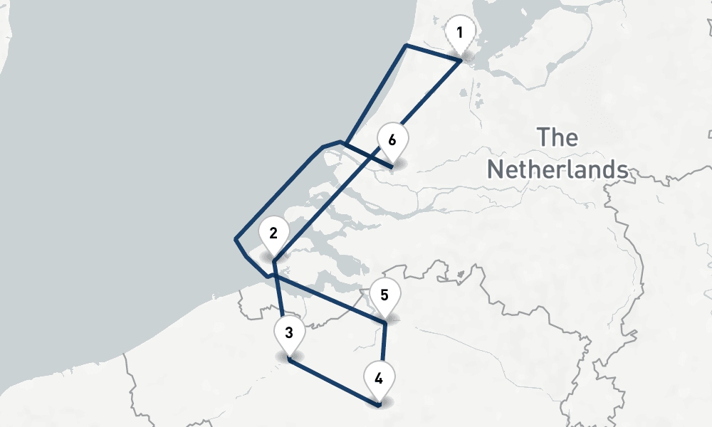 7 nights / 8 days, Amsterdam (Holland) Round trip