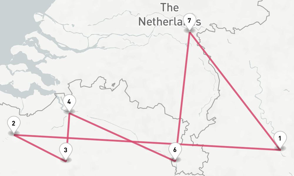 7 days, round-trip Rhine 8日間