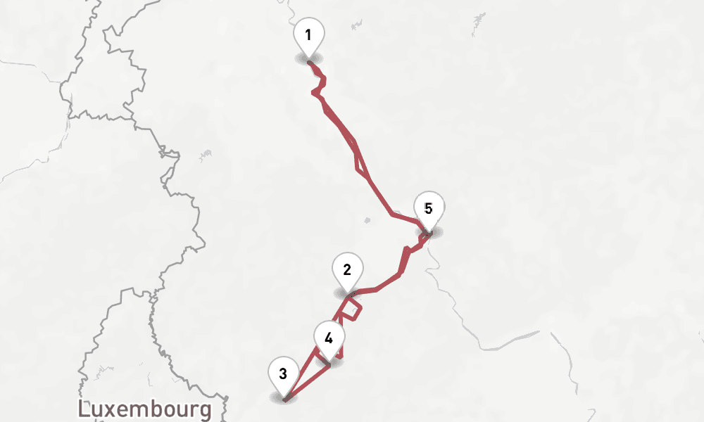 5 days, round-trip Moselle 6日間