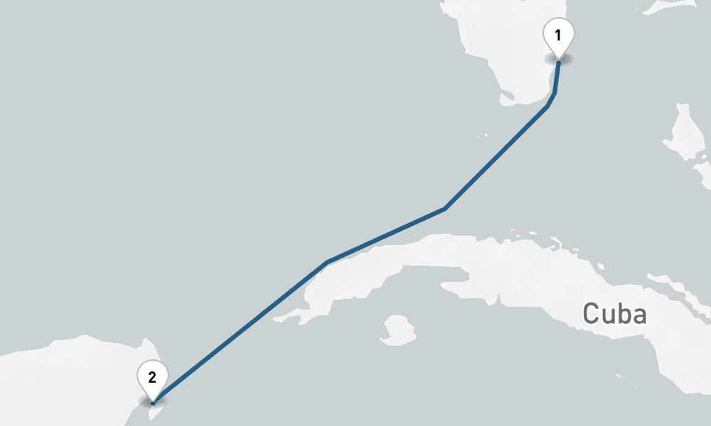 5days 4night Miami round trip Cozumel, Mexico