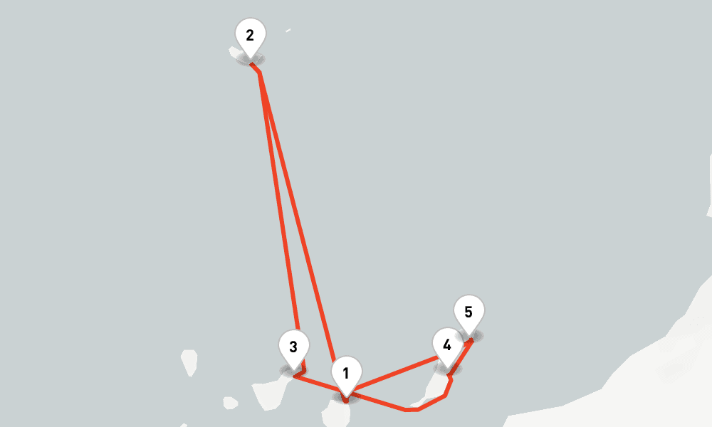 7 nights / 8 days, Las Palmas (Gran Canaria, Canary Islands) Round trip