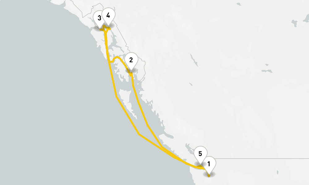 7 days, round-trip Alaska Experience Cruise 8日間