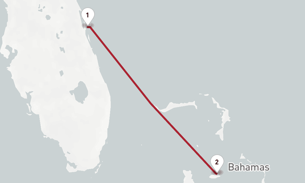 5 days, round-trip Bahamian Cruise From Port Canaveral With Pixar Day At Sea 6日間