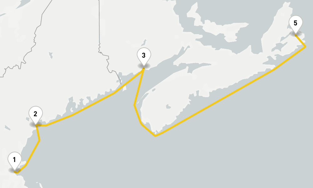 9 days, round-trip Canada New England Cruise 10日間