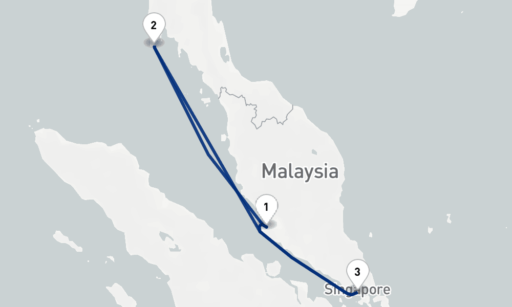 4 days, round-trip Phuket - Singapore Cruise 5日間